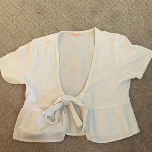 tie front top
